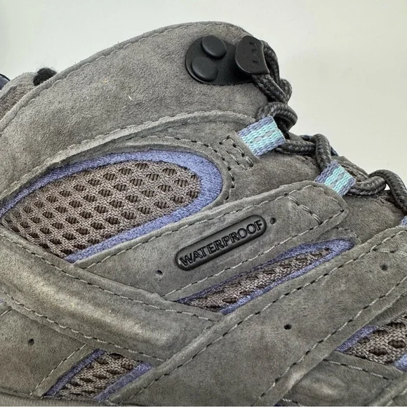 Merrell Womens Moab 2 II Mid Hiking Boot Grey Granite Waterproof Outdoor Shoe - Picture 6 of 9